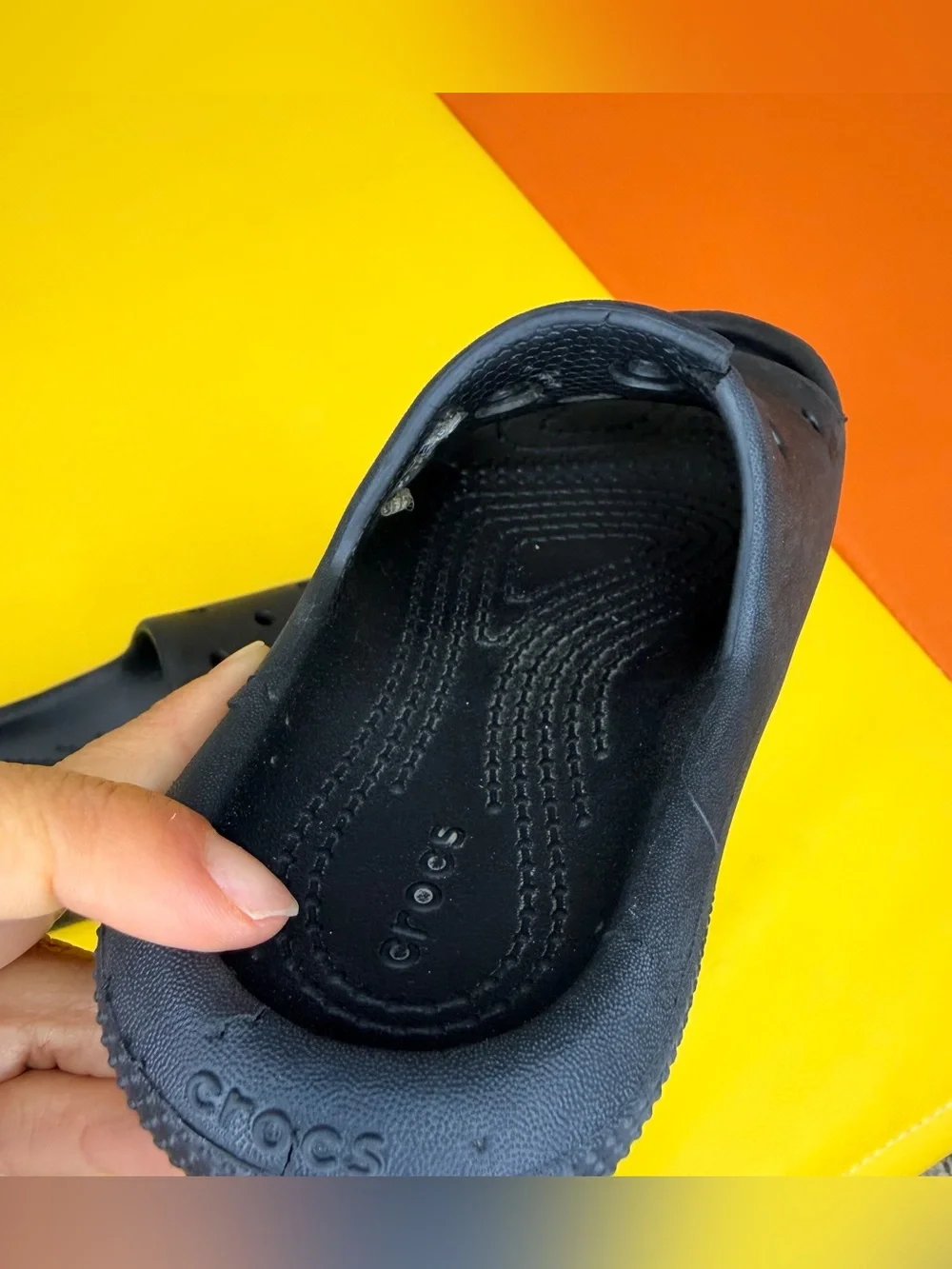 CROCS Kids Black Classic Slide Clogs Size 11